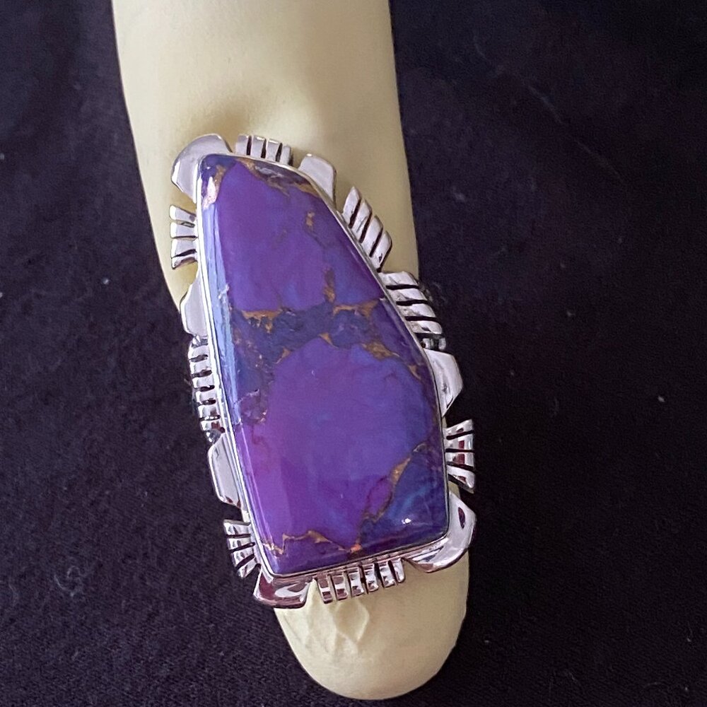 Sterling silver ring, southwest style.